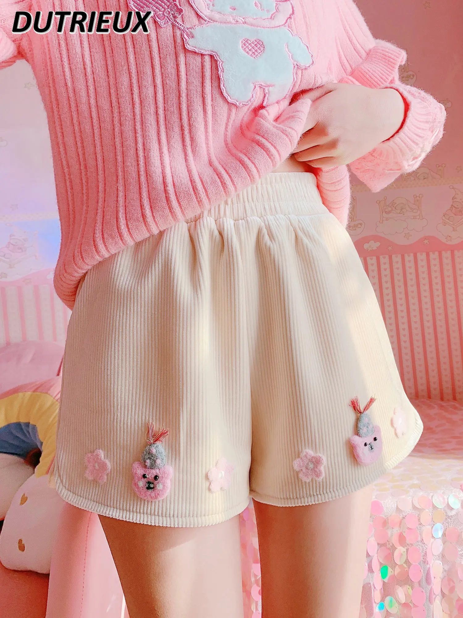 2023 New Summer Casual A- Line Wide Leg Pants High Waist Shorts Slimming Versatile Loose Shorts for Women Fashion Short Pants