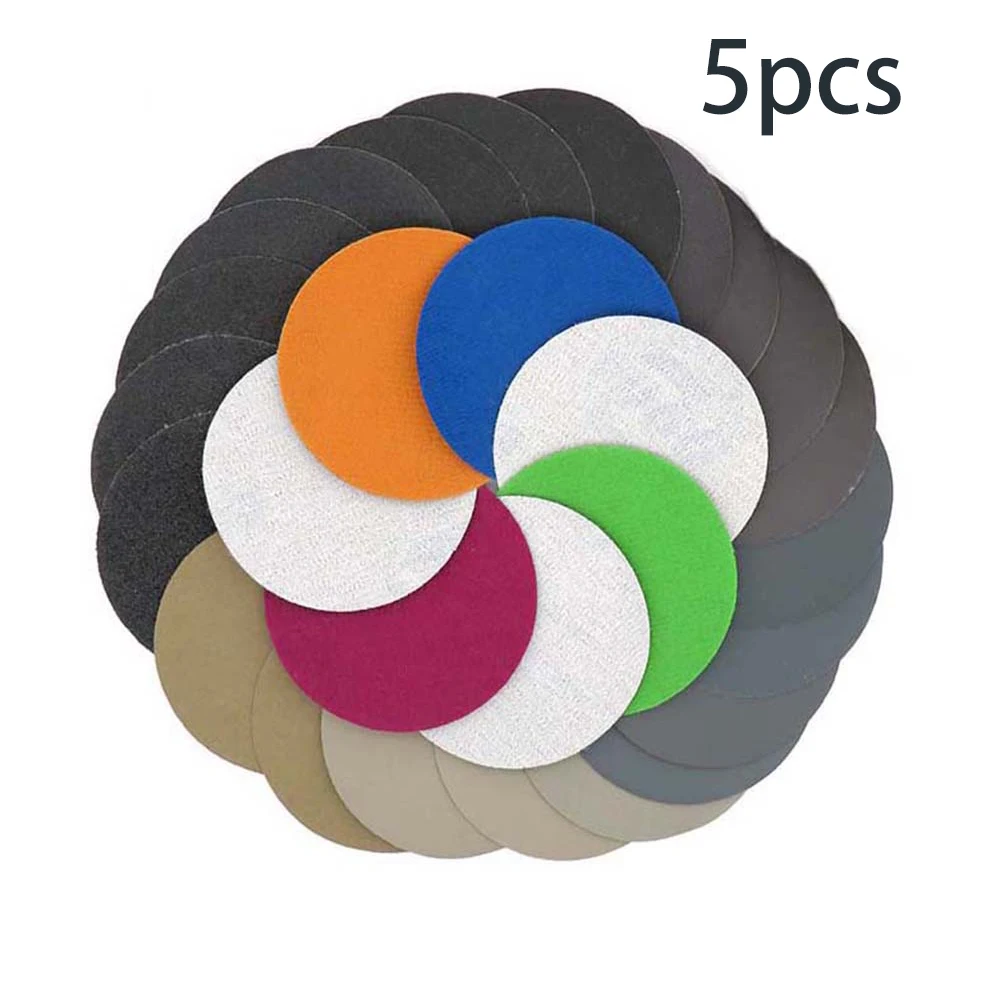 20pcs Sanding Discs 3000/5000/7000/10000 grit 5 Inch Grinding Hook & Loop Polishing Round Sandpaper Silicon Carbide