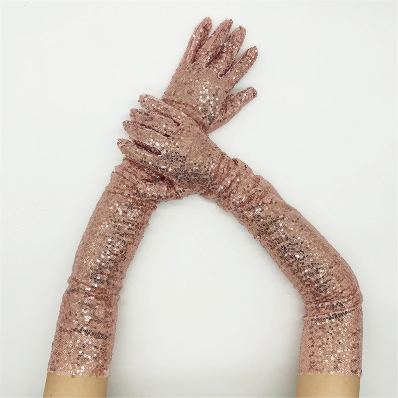 SZL вечернее платье с блестками перчатки для женщин Хэллоуин костюм косплея