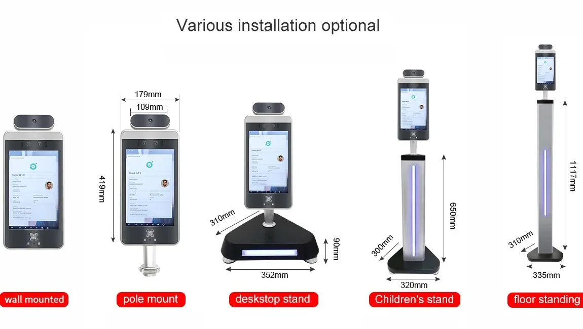 Настольная система контроля доступа с кодовым сканером киоск для распознавания
