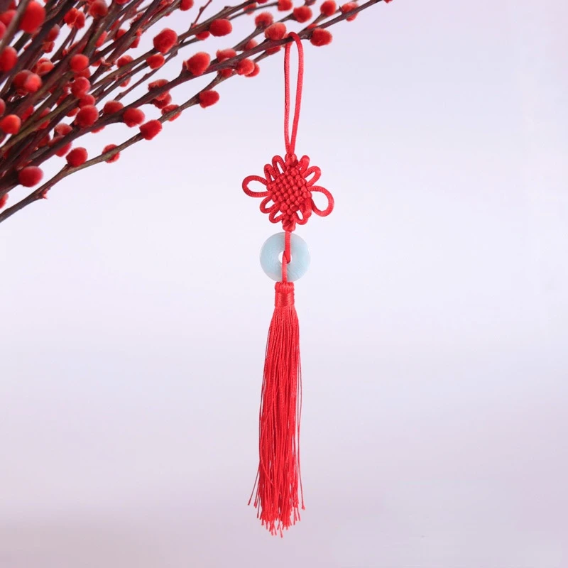 Красные искусственные украшения украшение для дома счастливый кулон подарки