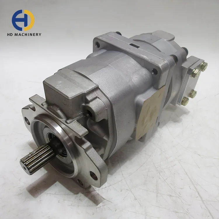 Гидравлический шестеренный насос погрузчика HD Wa450-3 Wa470-3 705-52-30280 705-52-30281