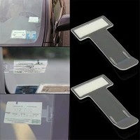 car styling parking ticket clip auto fastener card bill holder mount fastener organizer windshield stickers mayitr home office