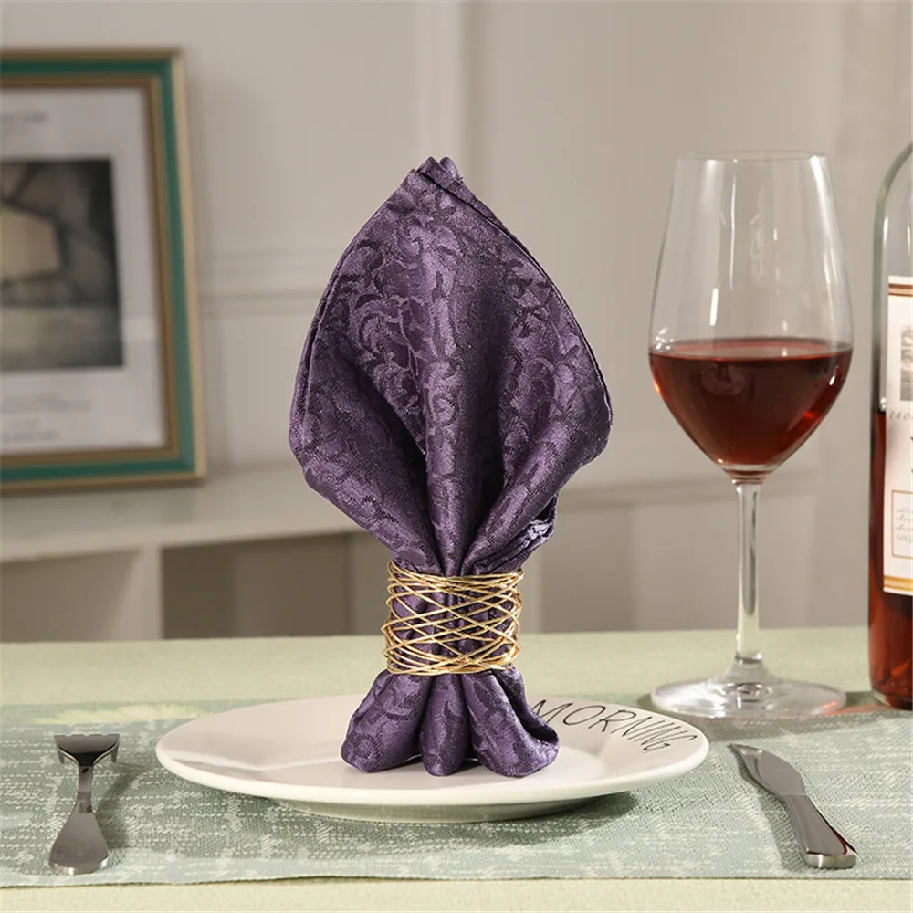 10 шт. кольцо для салфеток из проволочной сетки |