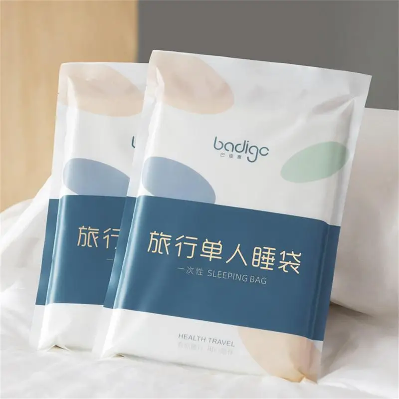 Travel Disposal Bed Sheet Duvet Cover Pillowcase Double-Bed 1Suit Dirty Proof Sleeping Bag Quilt Cover Bath Towel