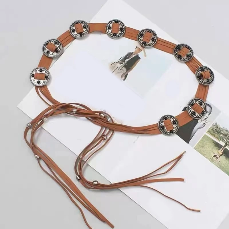 

Delicate Bohemian Waist Rope Beads Decors Braided Belt for Ladies Dress Decors Drop Shipping