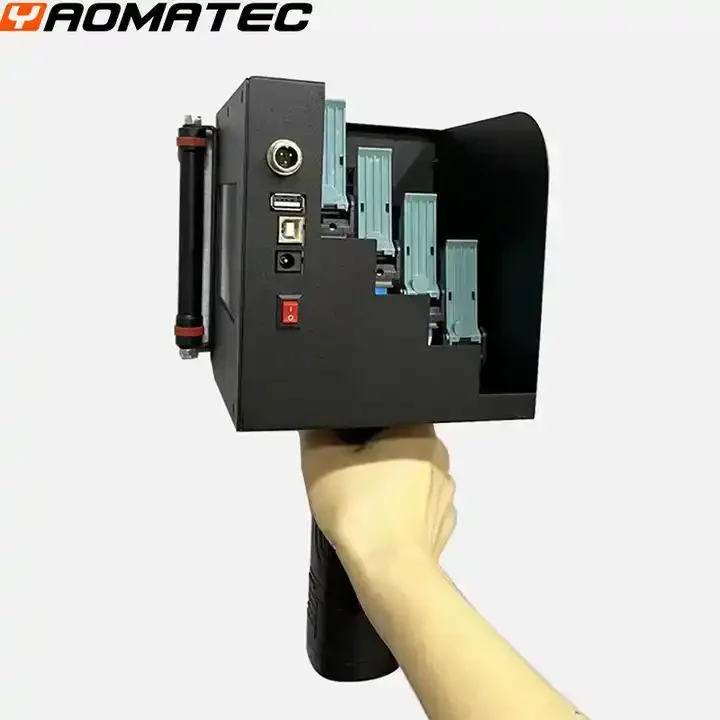 Yaomatec 10 см ручной струйный принтер плоттер дата коды цветной чернила цена машина
