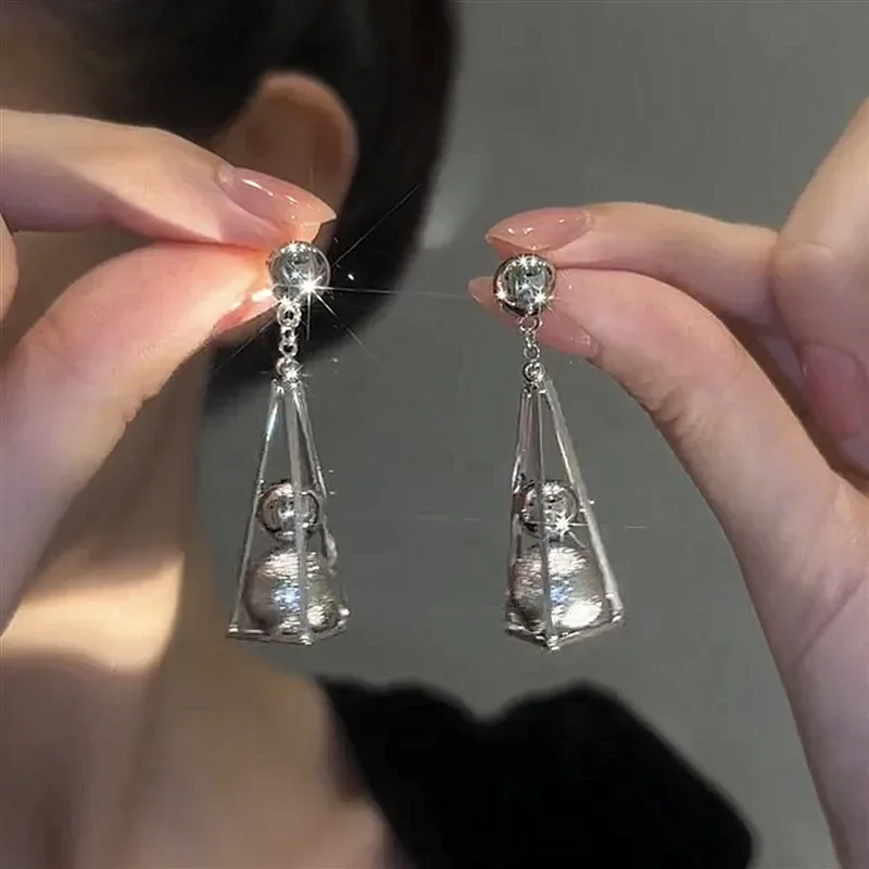 Нишевый уникальный дизайн мешок с песком жемчужный кулон модные элегантные