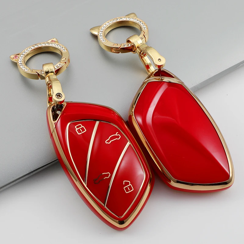 Чехол для автомобильного ключа с 4 кнопками чехол дистанционным управлением