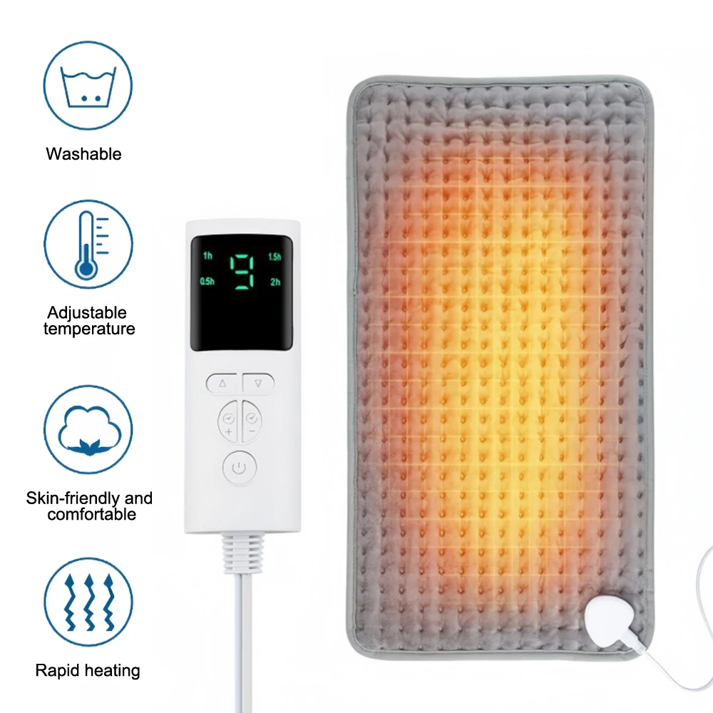 Электрическое одеяло 60x30 см мягкая грелка талия спина плечи ноги для рук с