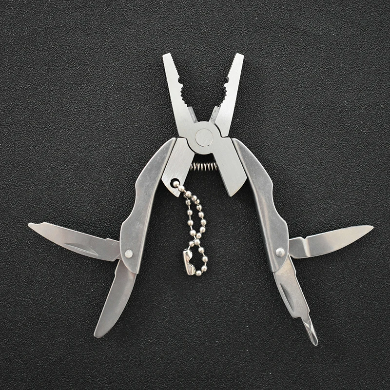 

Outdoors Multifunctional Folding Knife Hand Tools Set Multitools Stripper Camping Gear Multi Pliers Kit