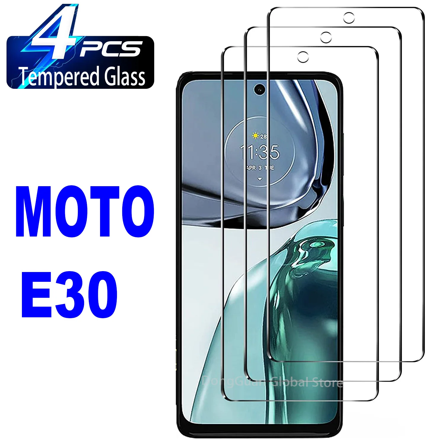 2/4 шт. закаленное стекло для Motorola Moto E30 Защитная стеклянная пленка экрана