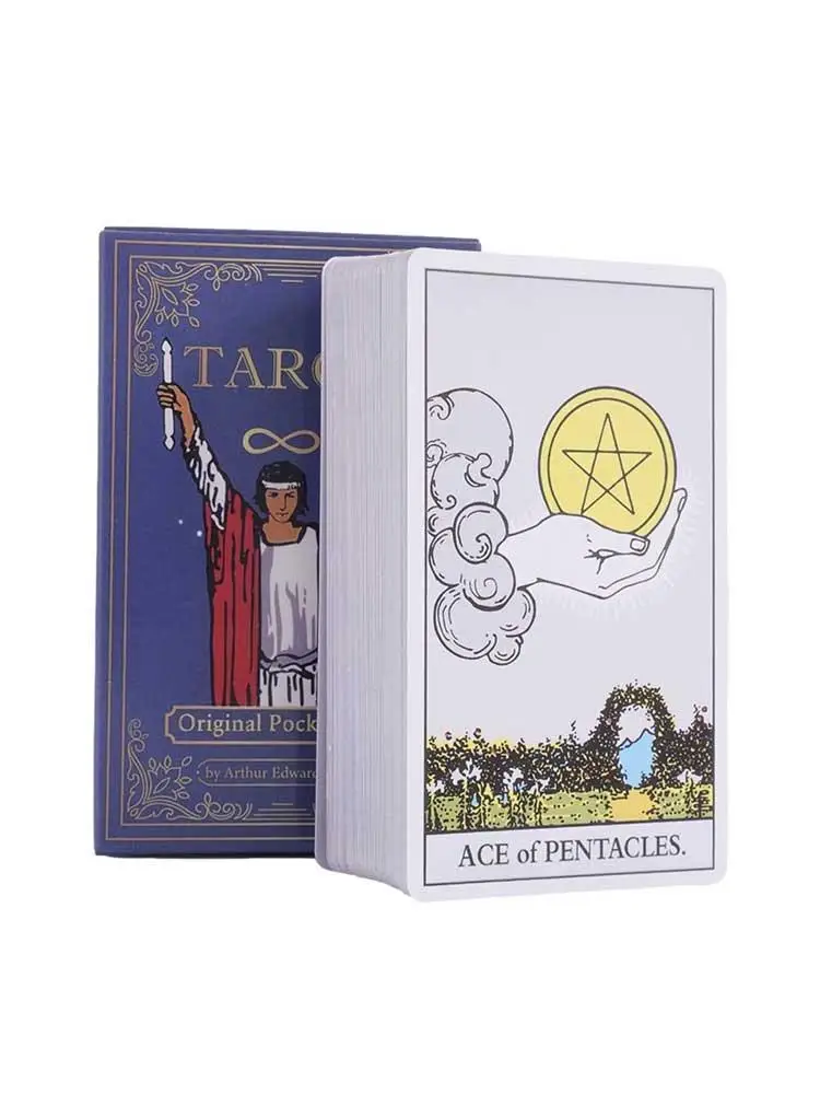 

Delos Tarot Pocket Deck английская версия легко играть отличные подарки