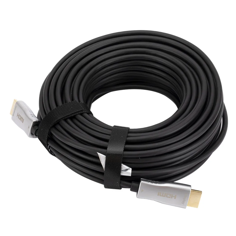 

Fiber Optic HDMI 2.0 Cable 4K 60Hz 18Gbps Ultra High Speed HDR HDMI Male to Male For HD TV Projector Monitor 10m 20m 30m 40m 50m