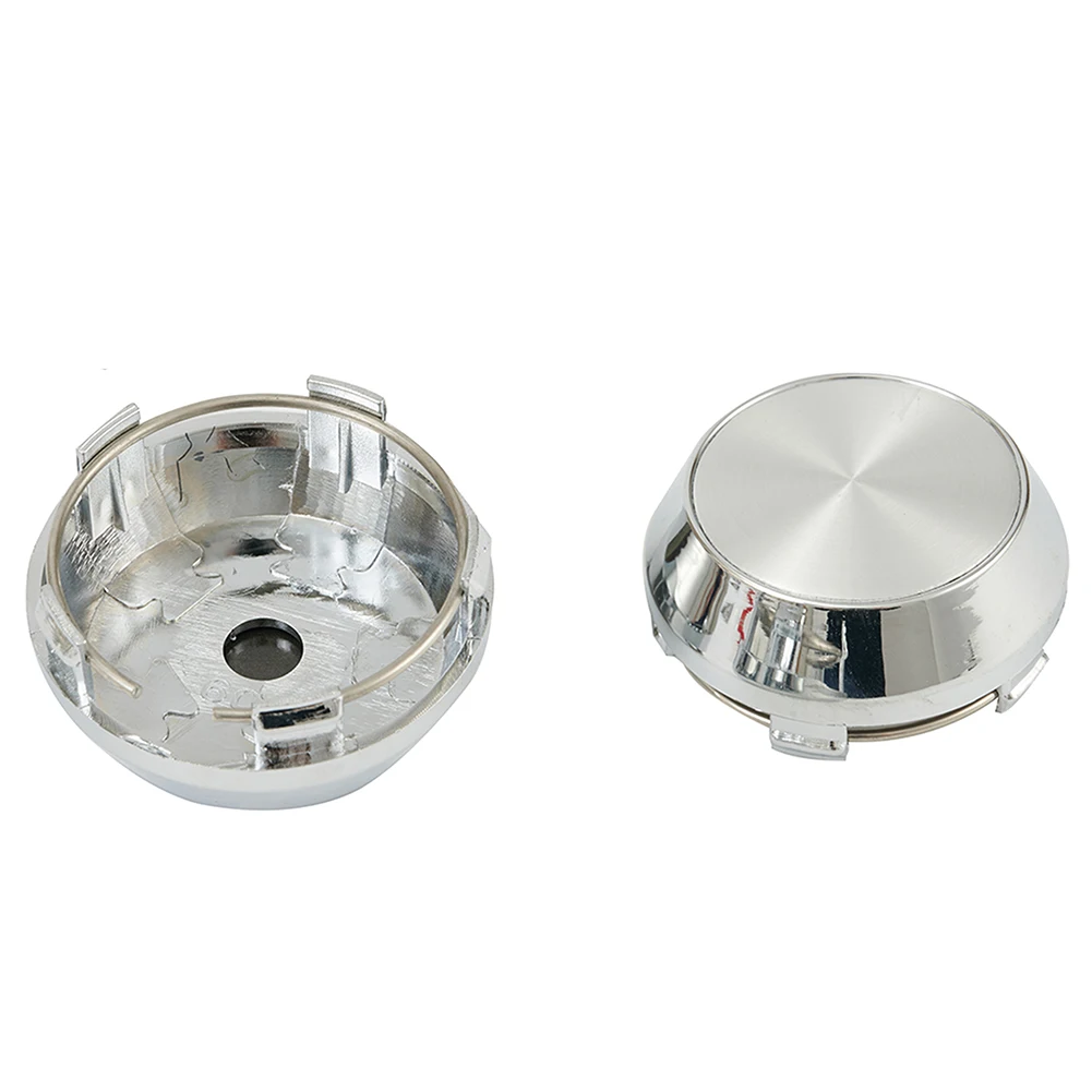 

Hot Sale Brand New Durable Car Wheel Center Cap Parts Set Silver Tires Wheels 60mm Accessories Base Front Or Rear