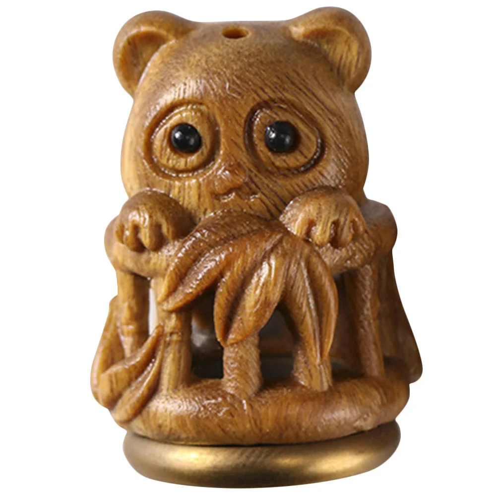 

Pendant Wood Animal Carving Key Chain Wooden Figurinetoys Aromatherapy Diffuser Hollow Carved Sculpture Sachet