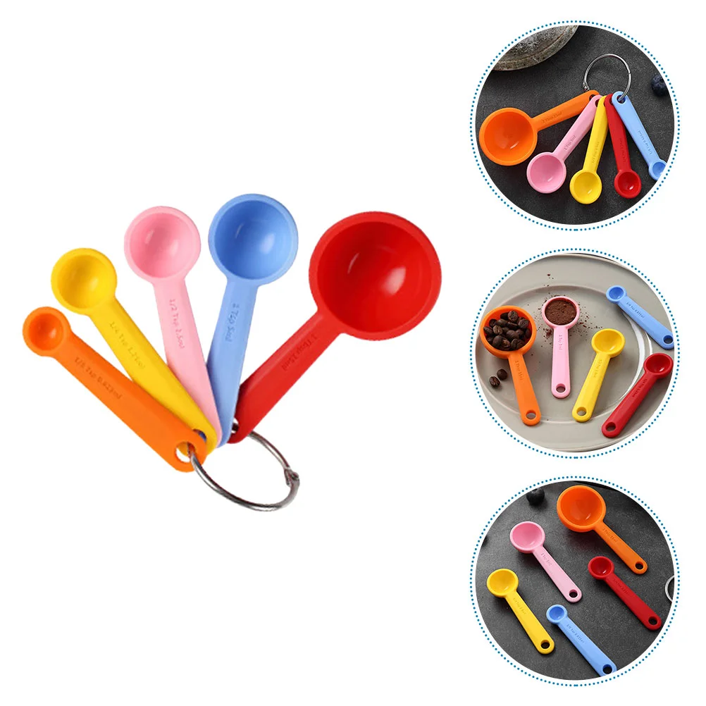 

Measuring Spoons Spoon Silicone Measure Baking Scoopcoffee Set Teaspooncups Tool Kitchen Tablespoon Cookingflour Stackable