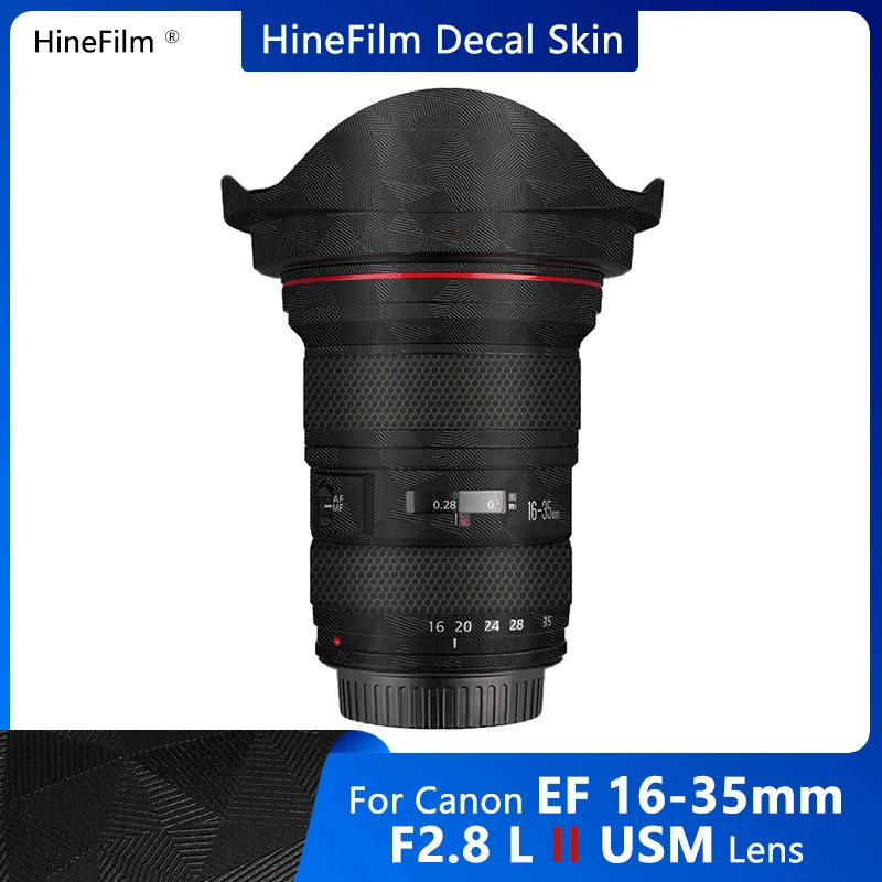 1635 наклейка для объектива для Canon EF 16-35 F2.8 II Обложка для объектива для Canon EF16-35mm F2.8L II USM наклейка на рассеиватель защитная пленка
