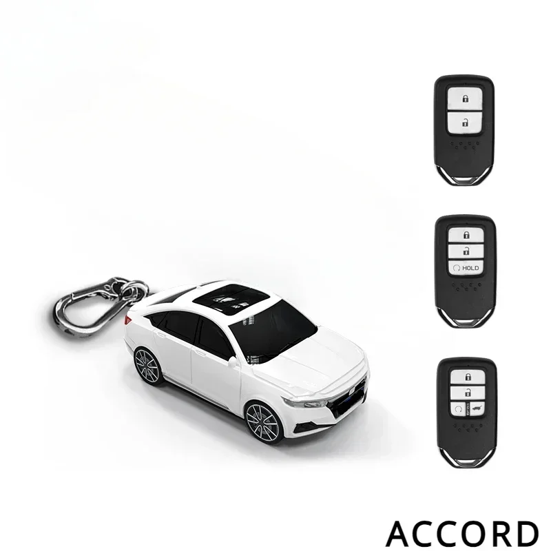 Чехол для автомобильного брелока в форме автомобиля, защитный костюм для HONDA Accord CIVIC 10 X XRV Vezel Fit Jazz CRV Odyssey HRV City Key Case
