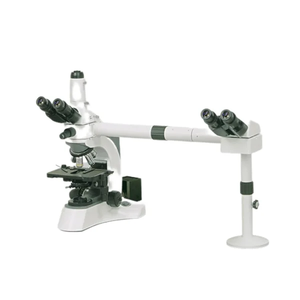 Laboratory Teaching Multi-head  Infinite Optical Biological Microscope Price For 2 people observation