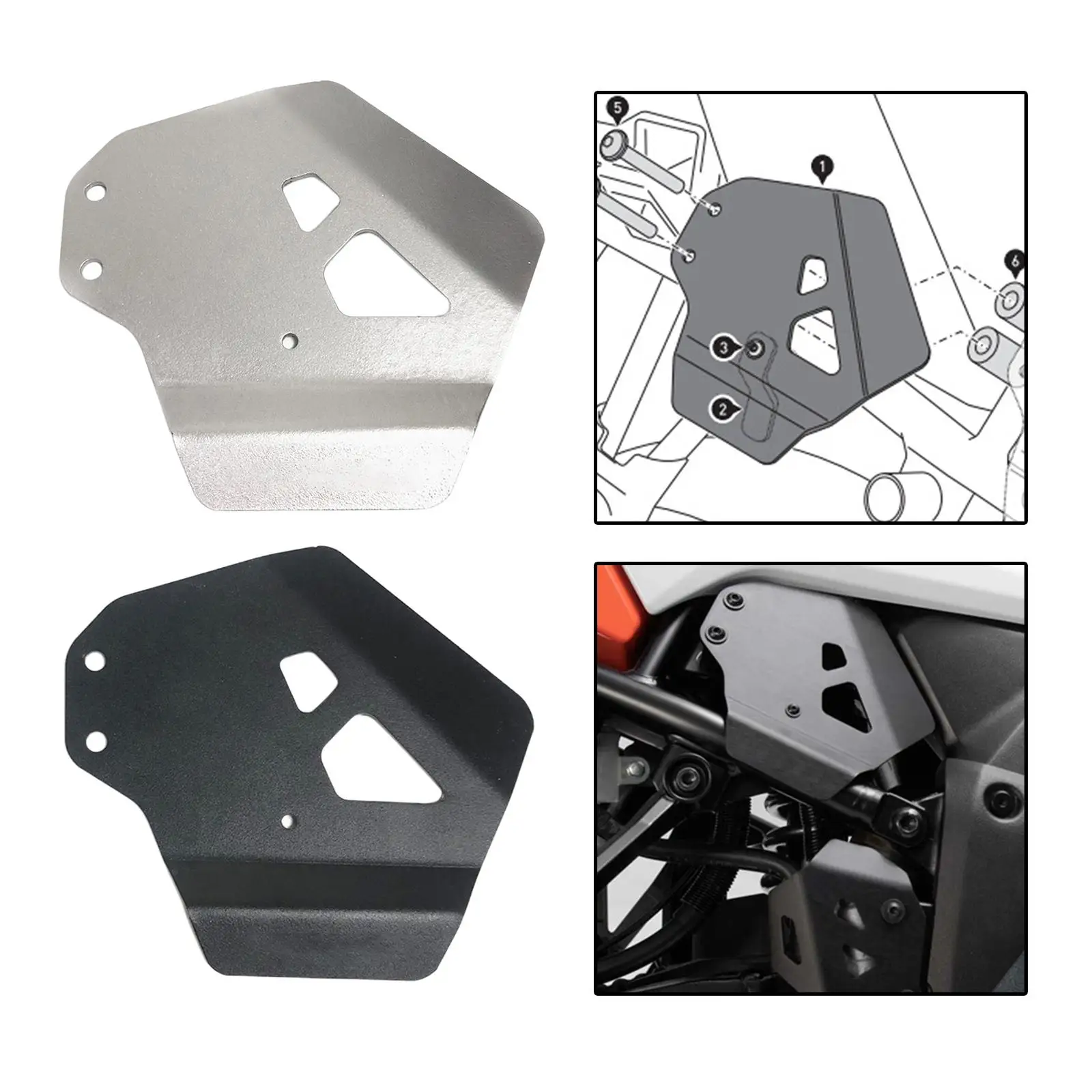 

Motorcycles Body Heat Shield Motorbike Accessories for Suzuki DL1050A 2020, Simple Installation