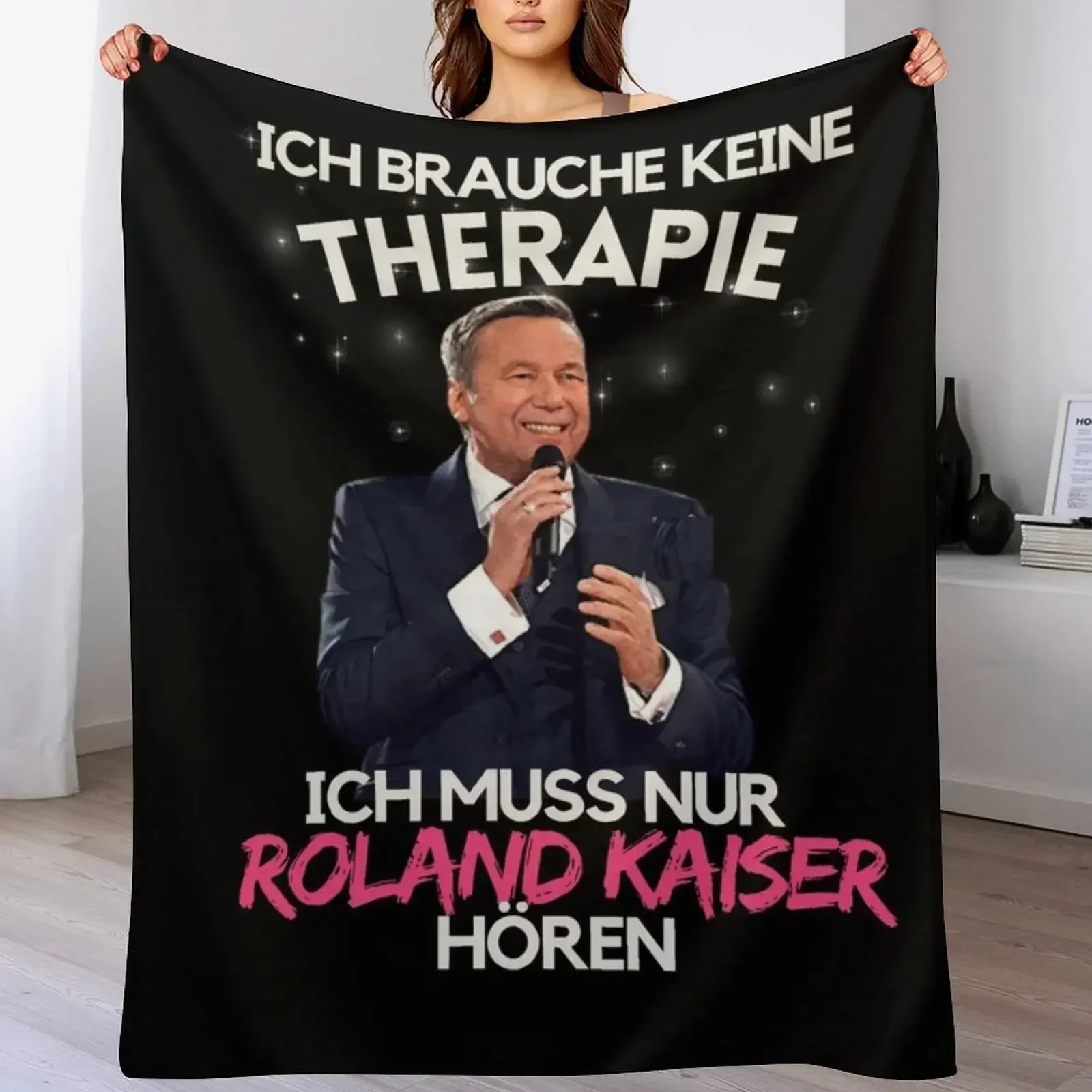 Roland Kaiser-roland kaiser фестиваль- roland merch Декоративное одеяло Дизайнеры Тонкие одеяла