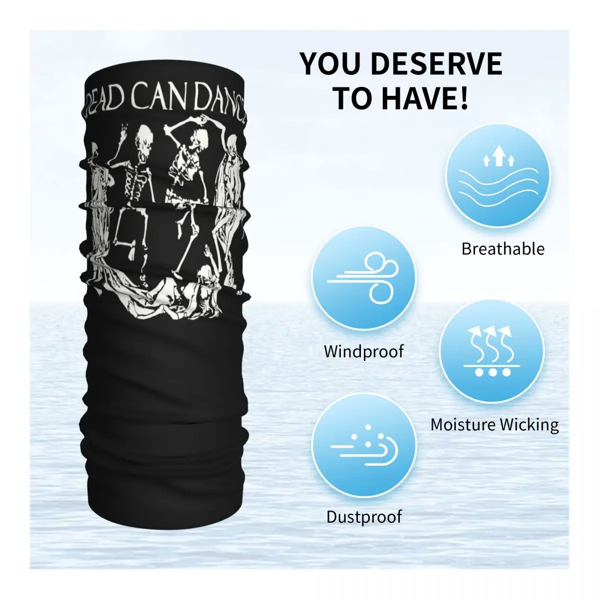 Мертвой Can танцевальная лента искусственная маска для лица шарф Защита от солнца