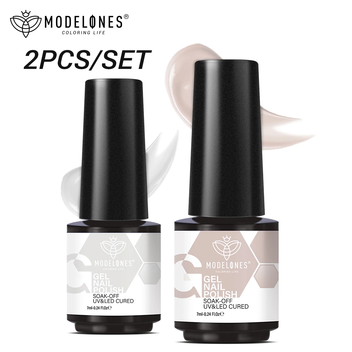 

Modelones 2pcs Gel Nail Polish 7ml Gel Polish Uv Thermal Chameleon Semi Permanent Nail Polish Solid Adhesive Gel Beauty Health