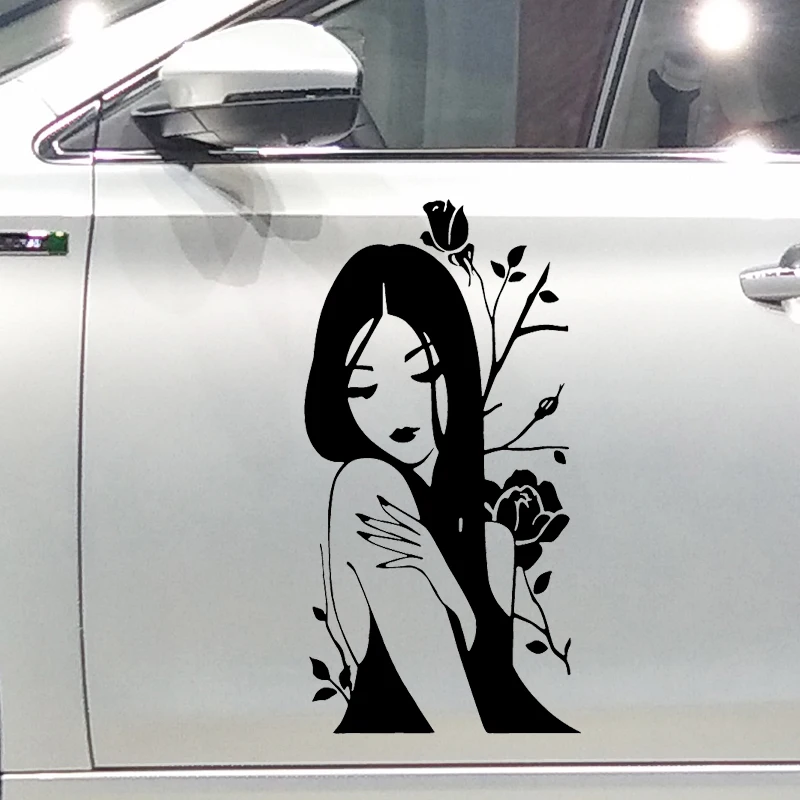 

Interesting Sexy Swimsuit Two-Dimensional Beauty Girl Applique For Car Door Bumper Rear Windshield Bonnet Decoration Car Sticker