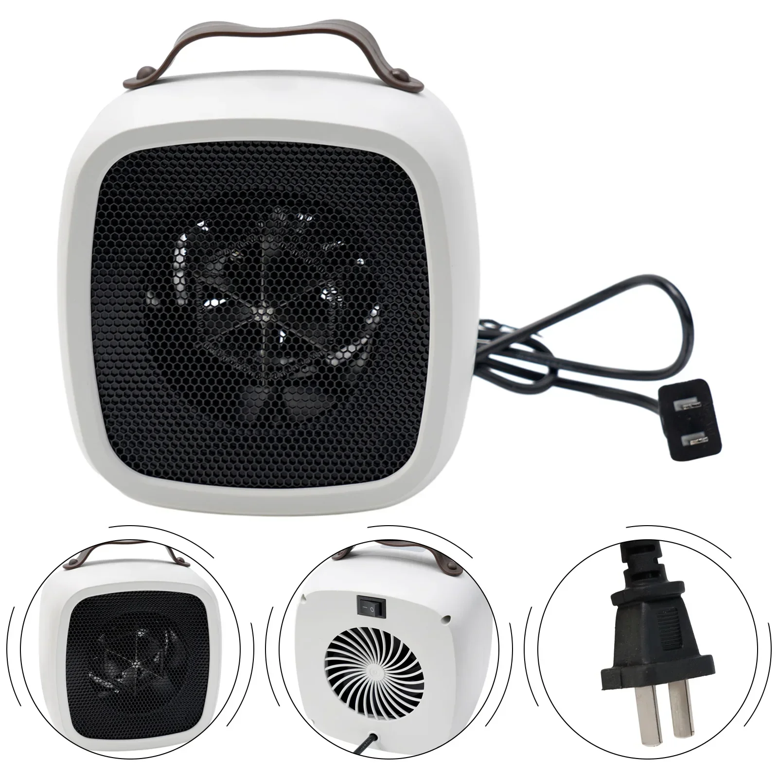 360 ° Широкоугольный квадратный обогреватель Квадратный Быстрый нагрев Бесшумный