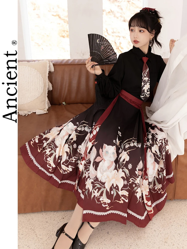 

Новое современное женское традиционное китайское платье Hanfu, кимоно для женщин в стиле династии Тан, платье принцессы Hanbok для косплея, празд...