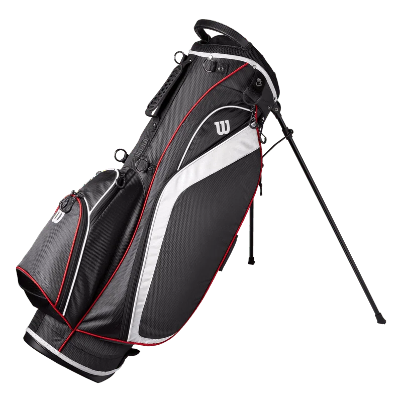 

Golf Bag, 6 Way Divider, /White/Red