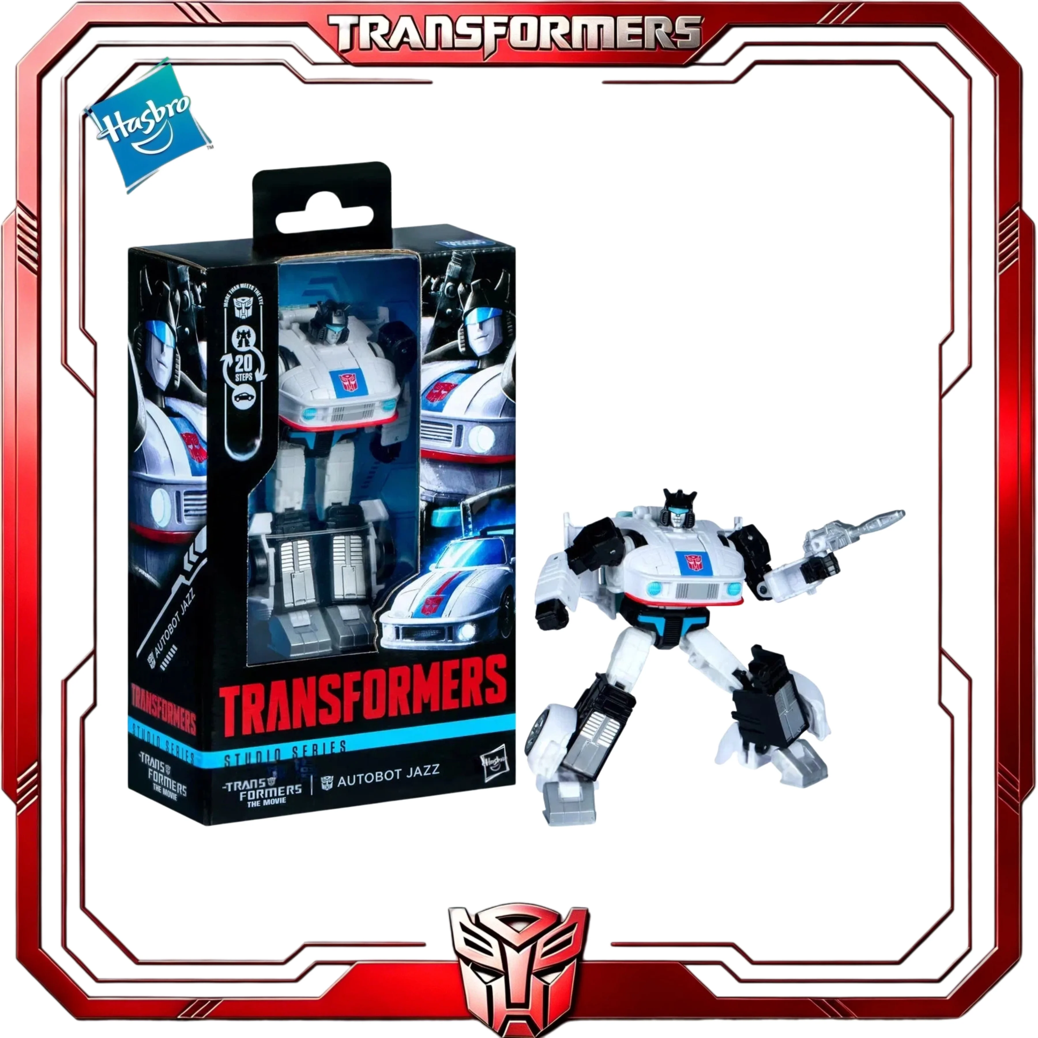 В наличии: Коллекционная фигурка Transformers Studio Series 86-01 Jazz Hasbro Deluxe Class, игрушка-подарок для фанатов (art.: 3920dabe2bbf1) - 3920dabe2bbf1