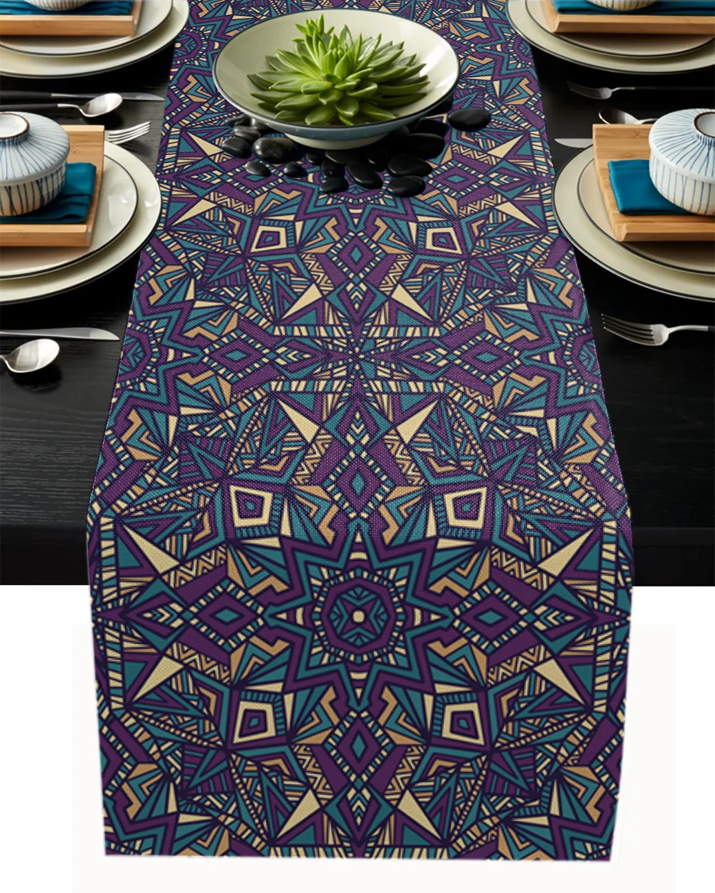 

Mandala Pattern Tablecloth Table Runner Decoration Home Decor Dinner Table Decoration Table Decor