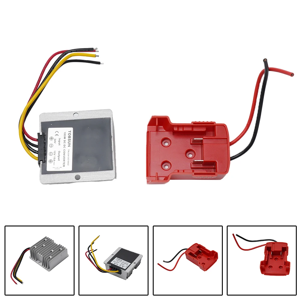 

Car Truck Dashcam Voltage Converter DC For Slider Lithium Batteries Power 180W Inverter Step Down Battery Dock