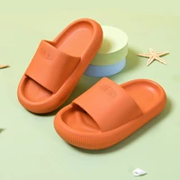 cute non slip soft sole children slippers comfort home indoor platform shoes summer boy girl casual bathroom slippers kids shoes