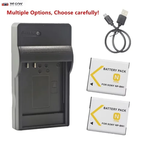 Аккумулятор NP-BN1 для Sony DSC-W630/W650/W670/W690/W710/W730/W800/W810/W830/WX10/WX100/WX150/WX200/WX220/WX30/WX50