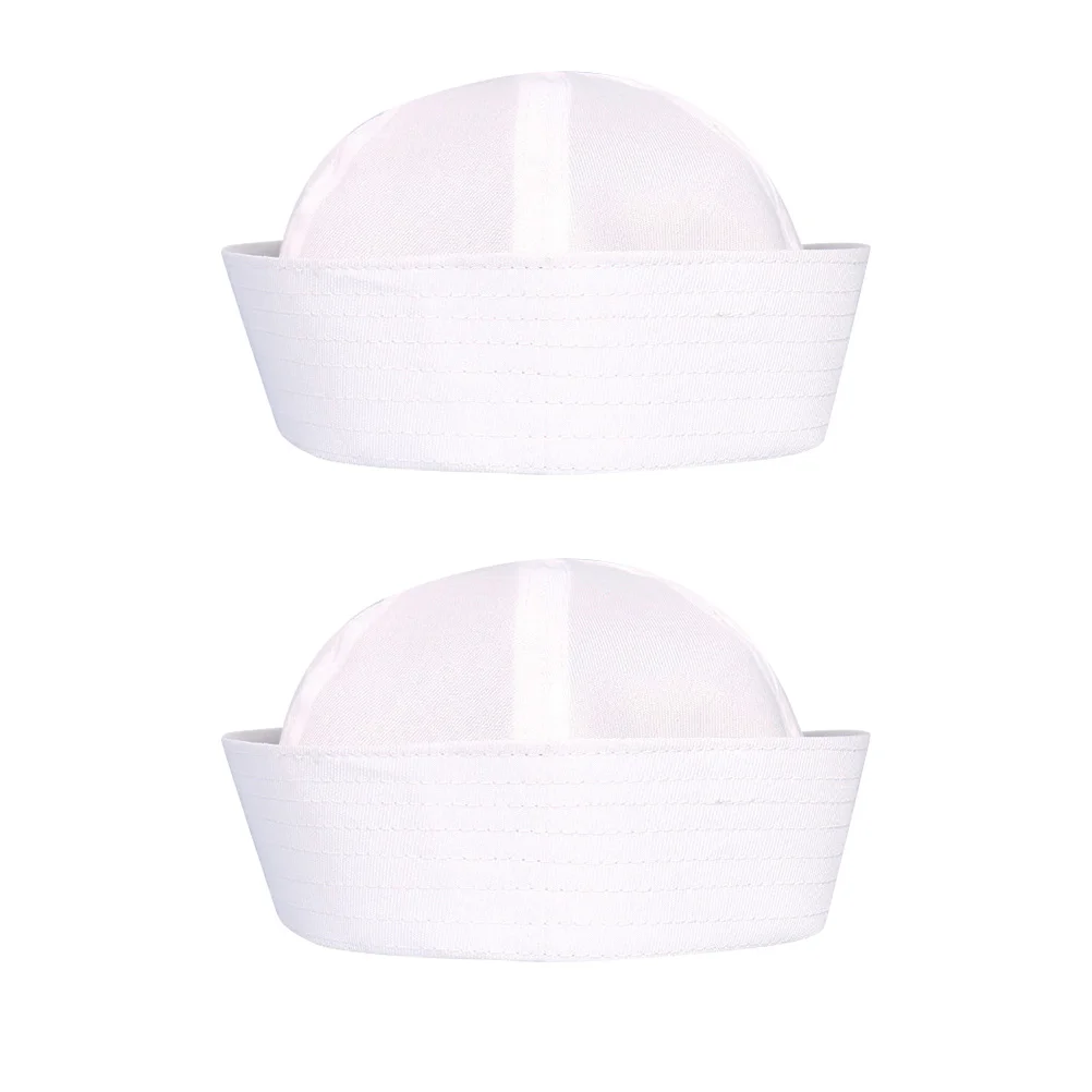 

2pcs Sailor Hats Party Dress Up Costume Accessory for Masquerade Costume Party Cosplay (Adults Style)