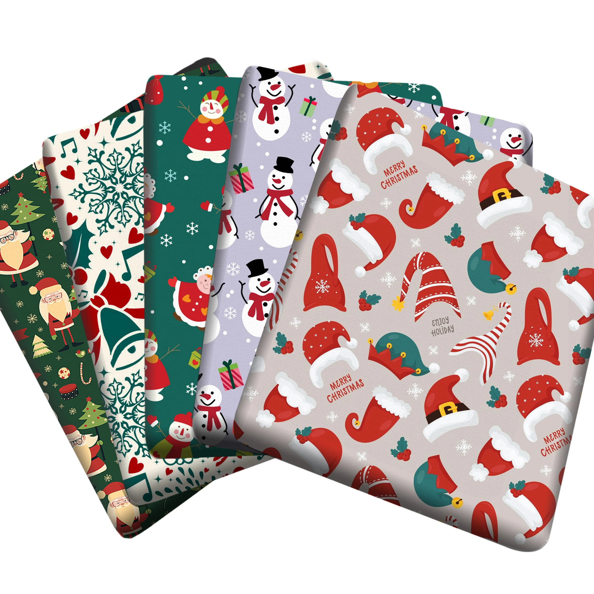 50x145 см Рождественская Снежная фототкань швейная для лоскутного шитья рукоделие