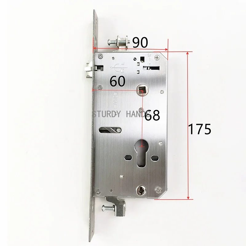 

Вход в Европе 13, тип AFS, двойной активный двойной быстрый умный замок, цельнометаллический корпус замка с отпечатком пальца 26X280 мм