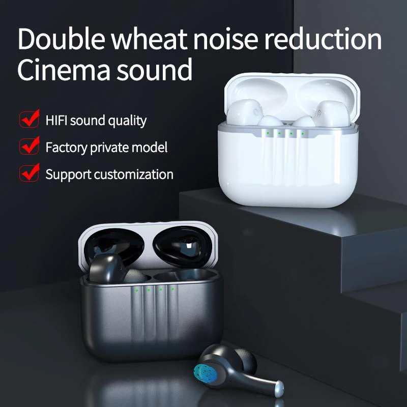 Наушники Adzuki Bean TWS настоящие беспроводные наушники ANC.ENC шумоподавляющие Bluetooth 5.2