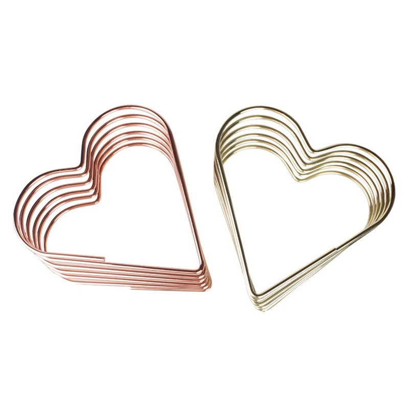 

5 Slot Magazine Holder,Desktop File Sorter Organizer Office Accessories Heart-Shaped Bookshelf Decor Home Office(2 PCS)