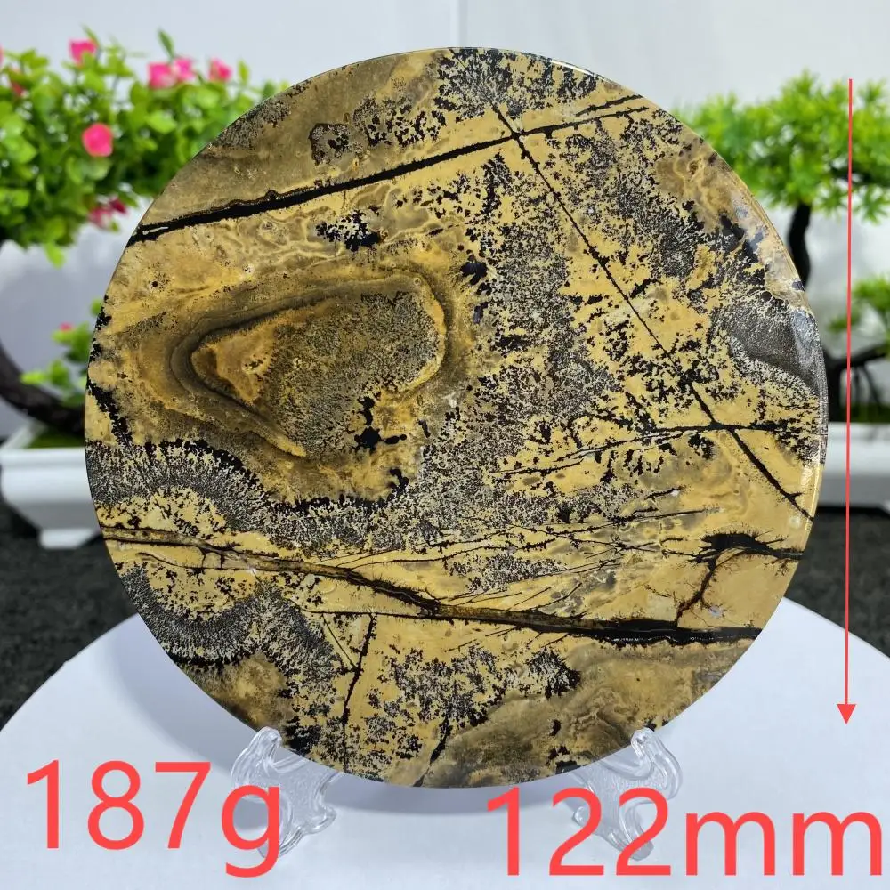 

Picture stone Landscape Paintings Plate Natural rough stone cut home decoration ornaments Mineral specimens +Bracket