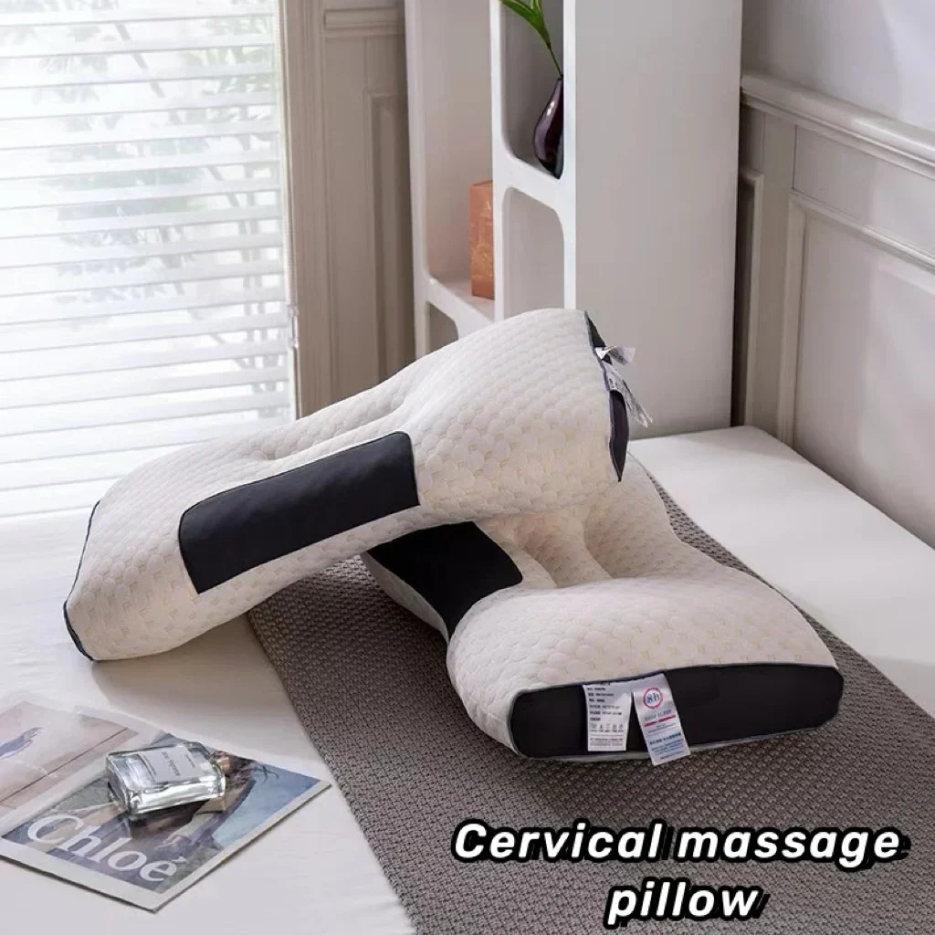Подушка для массажа шеи сна домашняя Ортопедическая подушка соевое волокно спа