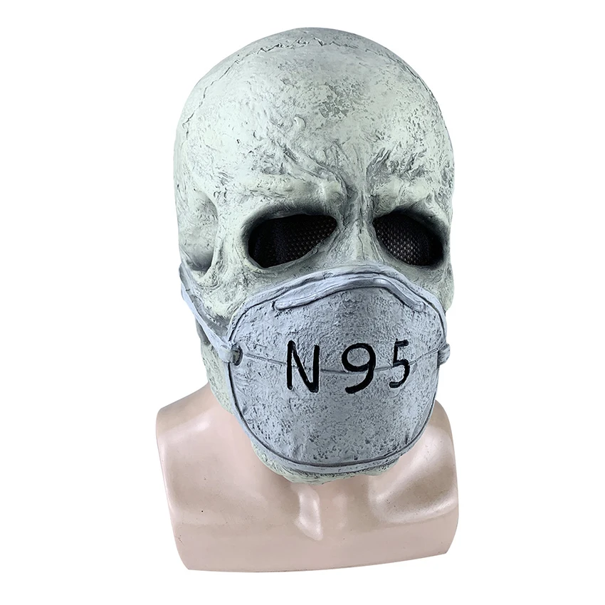 

Scary Skull Knight Mask Terror Horror Spooky Zombie Skeleton Ghost Halloween Creepy Face Latex Mask Demon Carnival Party Props