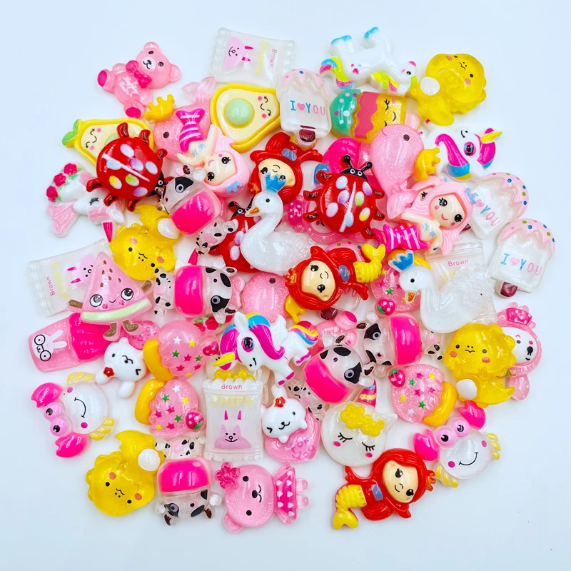 Картонка из 10/20 мультяшных разноцветных медвежат из смолы для леденцов на палочке, кабошоны для рукоделия, украшений для мобильного телефона, скрапбукинга и аксессуаров для волос.