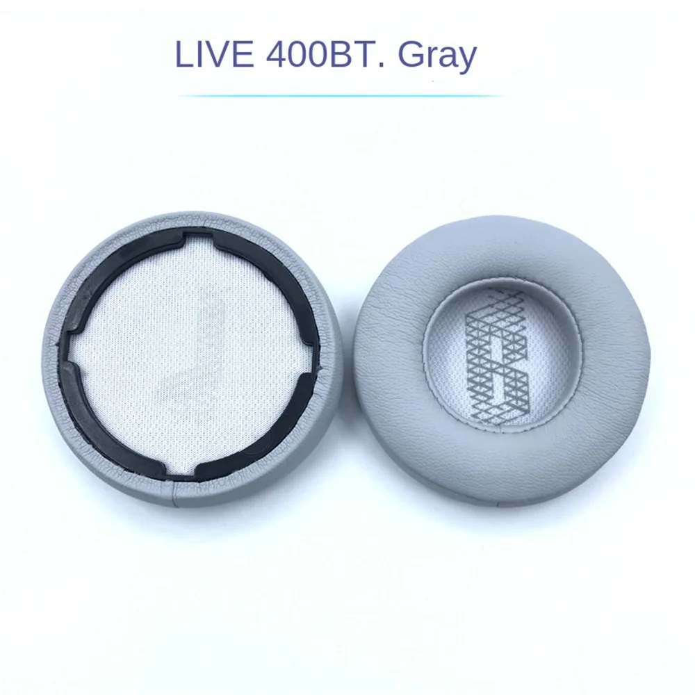

For Live 500BT Replacement Cushion Earbuds Protein Leather Earpads - 1 Pair