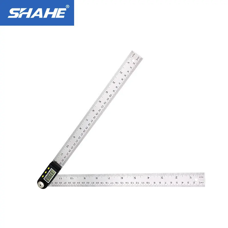 

360degree 200/ 300mm Ruler Protractor Digital Goniometer Angle Inclinometer Digital Angle Finder Meter Digital Ruler Goniometro