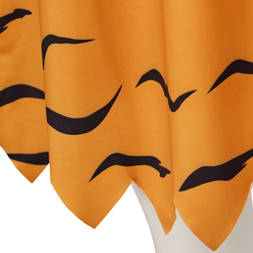 Костюм для косплея Onari желтое платье с принтом женский костюм девочек ТВ Oni Thunder