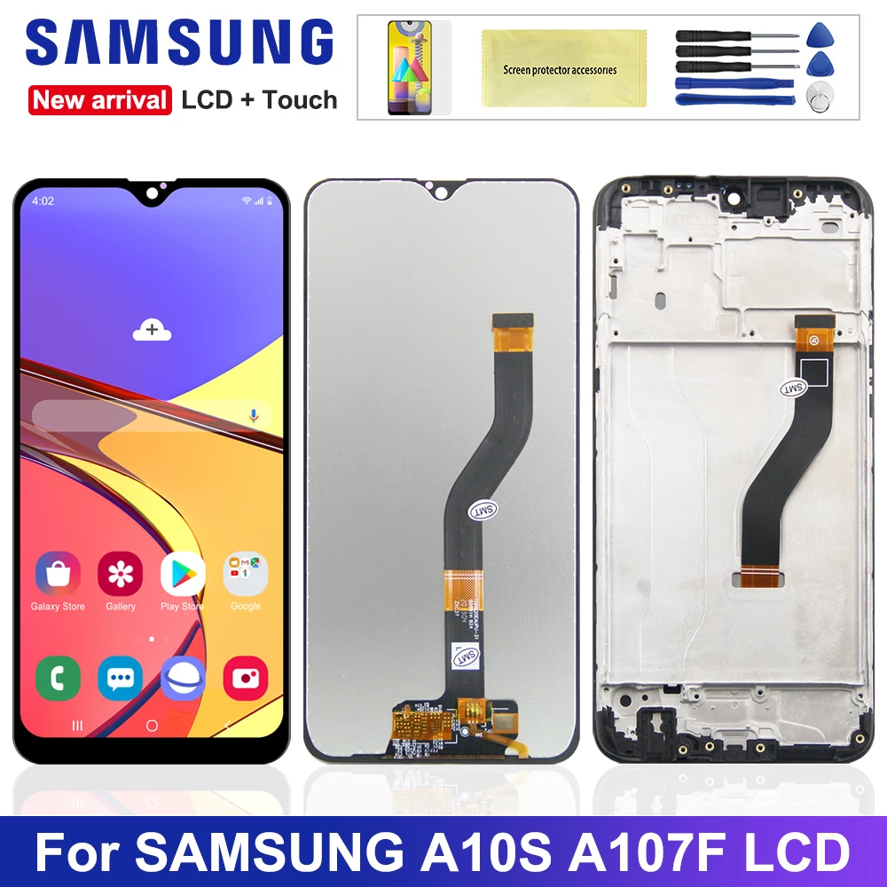 

6,2 ''оригинальный экран A10S для Samsung Galaxy A10S ЖК-дисплей сенсорный экран дигитайзер Запчасти для Samsung A107 A107/DS A107F